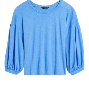 Banana Republic Cozy Slub Cropped Shirt